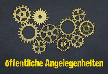 öffentliche Angelegenheiten	
