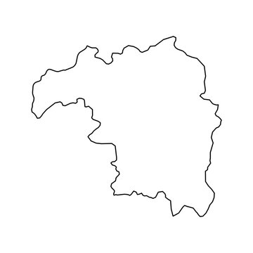 Kaduna state map, administrative division of the country of Nigeria. Vector illustration.