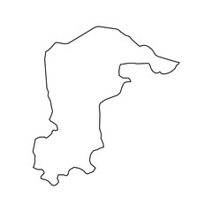 Katsina state map, administrative division of the country of Nigeria. Vector illustration.