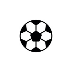 Football icon design with white background stock illustration