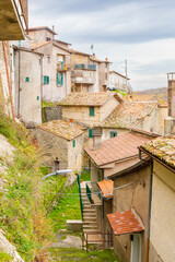 Fototapeta na wymiar Glimpse of Longone Sabino. Italy.
