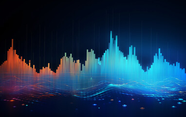 Background concept with abstract data design