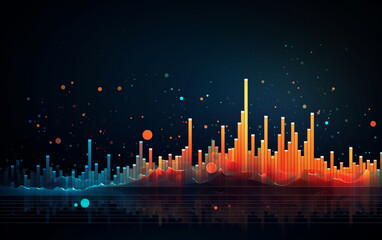 Background concept with abstract data design