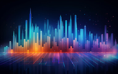 Background concept with abstract data design