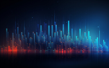 Background concept with abstract data design