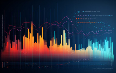 Background concept with abstract data design