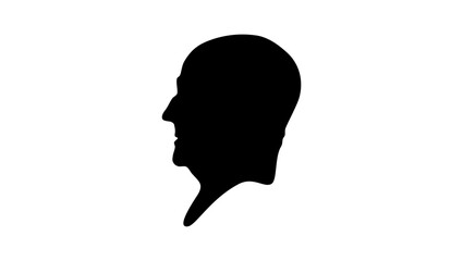 Jean Sibelius silhouette