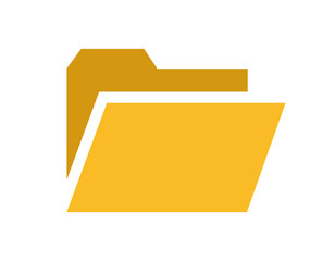 folder opened icon, simple, vector illustration 