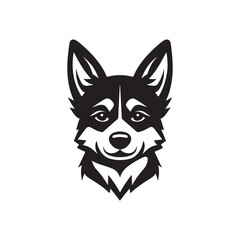 Dog Logo design, Vector Illustration