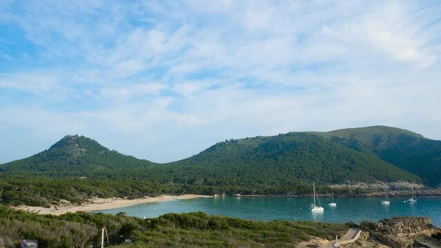 adventure, aerial, balearic islands, bay, beautiful, blue, boat, capdepera, coast, coastline, destination, europe, island, landscape, mallorca, mediterranean sea, mountain, nature, ocean, outdoors, pe