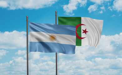 Argentina and Algeria national flag