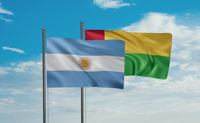 Guinea-Bissau and Argentina flag