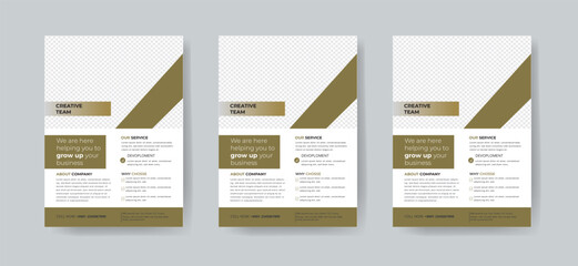 Corporate Business flyer template vector design	
