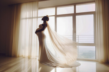 A pregnant woman - Generative AI