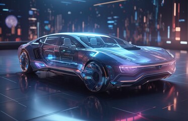 Fototapeta premium Technology Future, Hologram, Advanced technology Theme