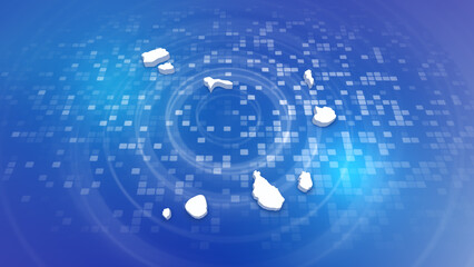 Cape Verde 3D Map on Minimal Corporate Background
Multi Purpose Background with Ripples and Boxes with 3D Country Map
Useful for Politics, Elections, Travel, News and Sports Events
