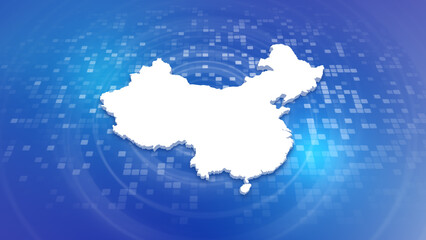 China 3D Map on Minimal Corporate Background
Multi Purpose Background with Ripples and Boxes with 3D Country Map
Useful for Politics, Elections, Travel, News and Sports Events
