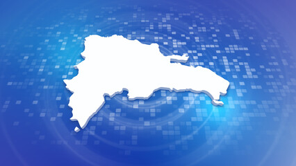 Dominican Republic 3D Map on Minimal Corporate Background
Multi Purpose Background with Ripples and Boxes with 3D Country Map
Useful for Politics, Elections, Travel, News and Sports Events
