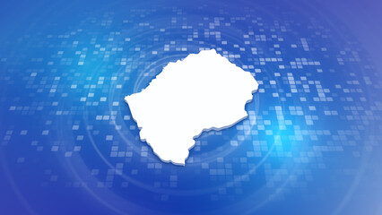 Lesotho 3D Map on Minimal Corporate Background
Multi Purpose Background with Ripples and Boxes with 3D Country Map
Useful for Politics, Elections, Travel, News and Sports Events
