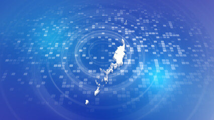 Palau 3D Map on Minimal Corporate Background
Multi Purpose Background with Ripples and Boxes with 3D Country Map
Useful for Politics, Elections, Travel, News and Sports Events
