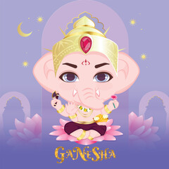 A god of India named Ganesha