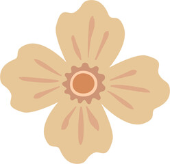 Flat Flower Vector