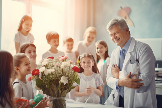 Thank you doctor for your help and care, thanks from children