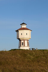Langeoog Wasserturm Wahrzeichen der Nordsee - Insel vertikal