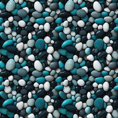 blue stones on gray and black background tile