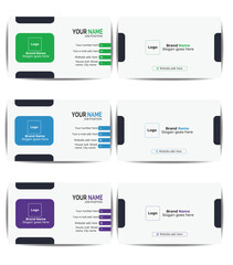 Clean & modern style corporate, office business card/visiting card