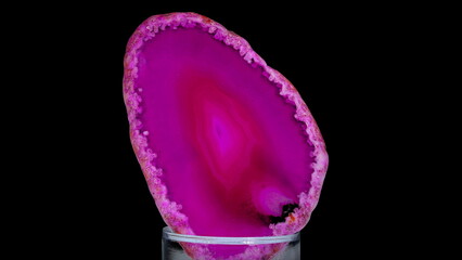 Agate stone, pink