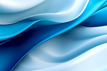 Abstract blue and white wavy background