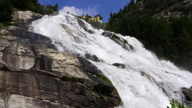 The Toce waterfalls, a spectacle of nature