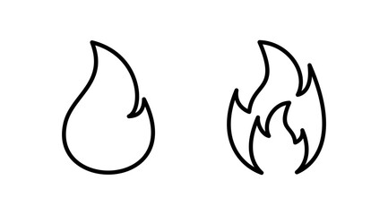 Fire icon vector. fire flame icon