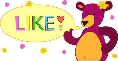 Fototapeta premium Like