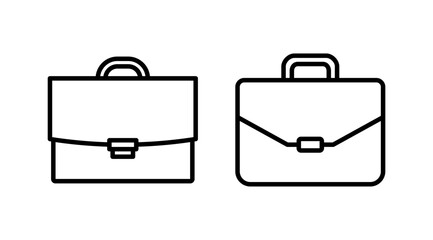 Briefcase icon vector. Portfolio vector icon. suitcase icon