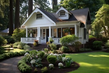 Charming Cottage Style House, Generative AI