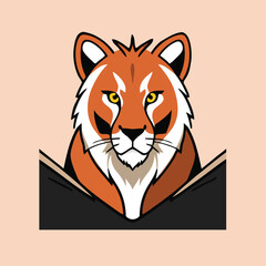 tiger head vector