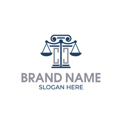 Lawyer scale logo design