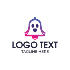 ghost and Bell logo design
