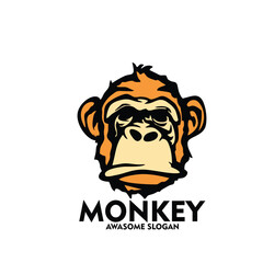 Design logo icon character mascot monkey
