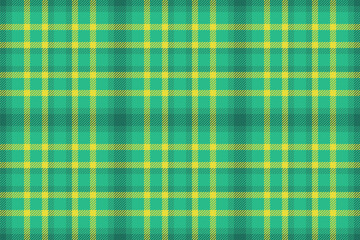 Tartan texture plaid of fabric textile pattern with a seamless check vector background.