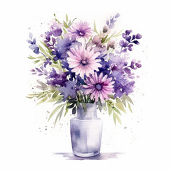 Naklejka na ściany i meble flowers in vase