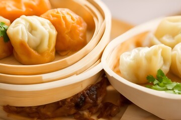 chinese food chicken and dumplings