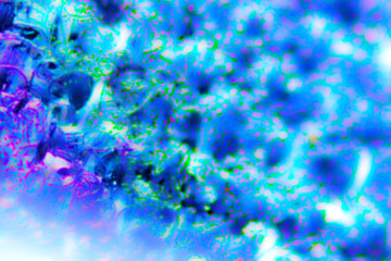 Fine grained iridescent glow abstract background.