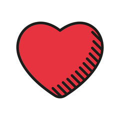 Heart icon. Love symbol