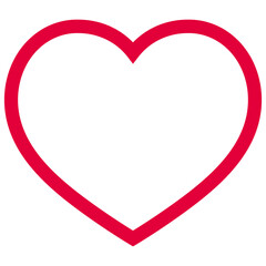 Heart icon. Love symbol