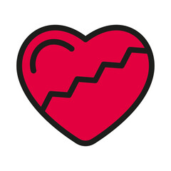 Heart icon. Love symbol