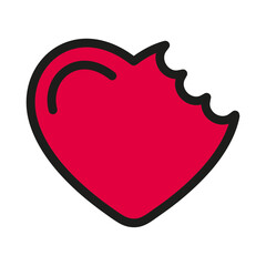 Heart icon. Love symbol