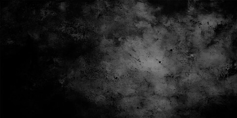 Grunge texture effect. Distressed overlay rough textured on dark space. Realistic gray background. Graphic design element concrete wall. Dark scratched grunge background, old film effect.